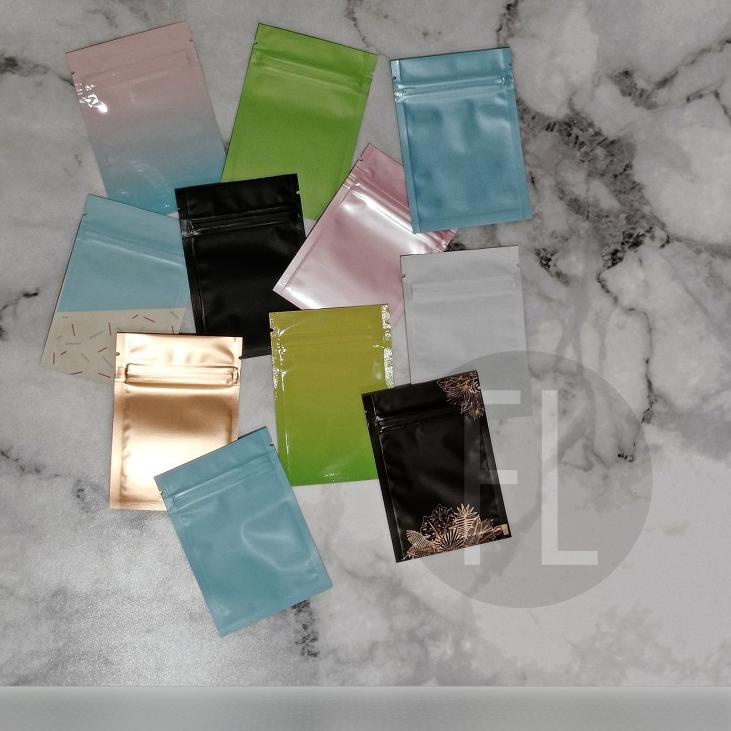 Paling Disukai.. Kemasan Sachet Ziplock Warna [isi kapasitas 3-15gram] - Harga 100pcs