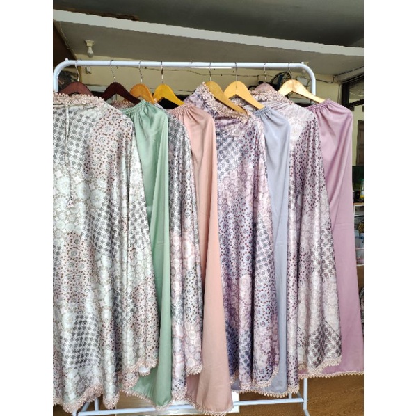 MUKENA HERMEY SILK PREMIUM 2IN1 MOROCCO SERIES