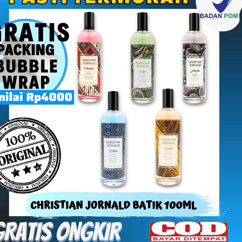 『MPD』  Parfum Pria Christian jornald batik 100ml Eau De Parfum Minyak Wangi Farfum Pria Cowok Laki L