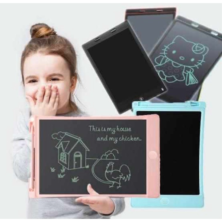 LCD Writing Tablet 12 inc For Children Papan Tulis Anak