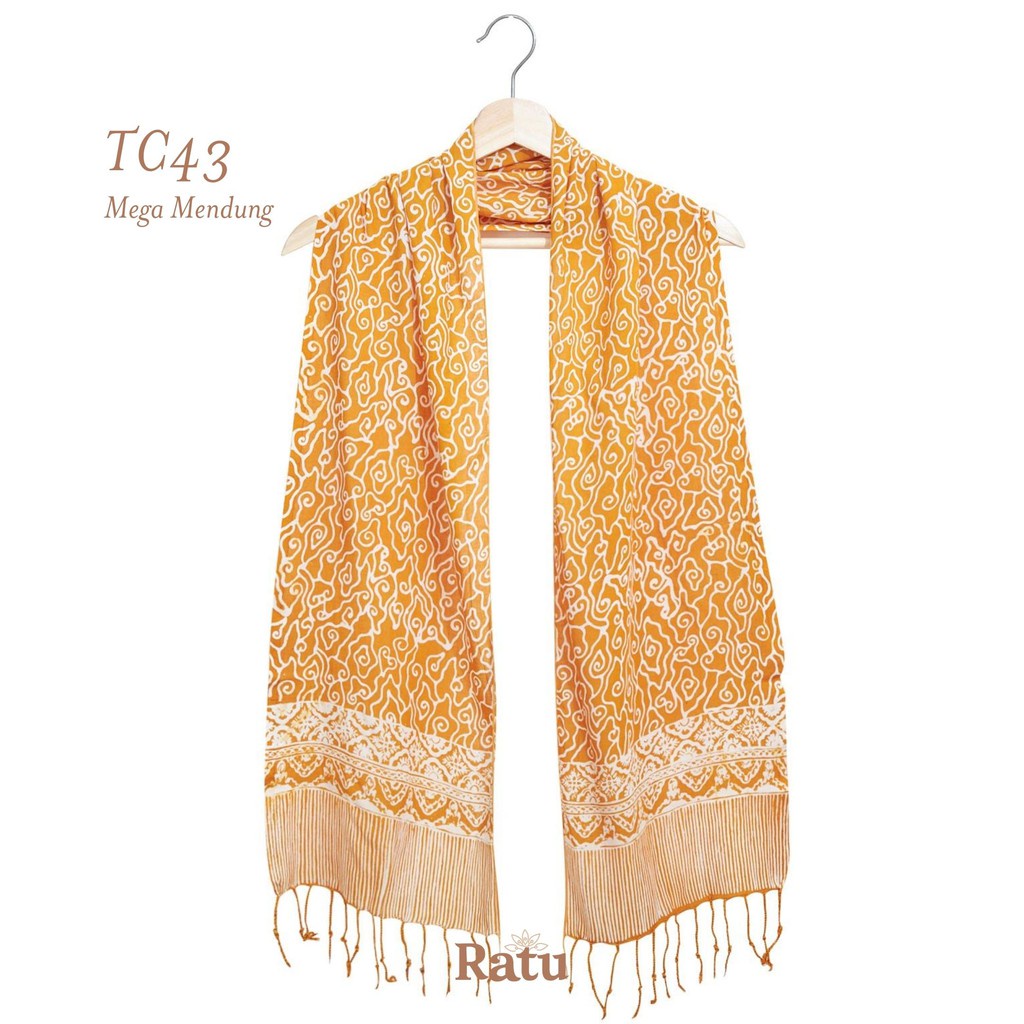 RATU - Scarf Batik TC43 Yellow