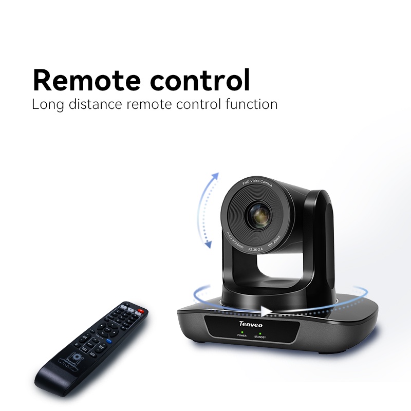 Tenveo UHD1080Pro Optical Zoom PTZ Camera Video Conference Room