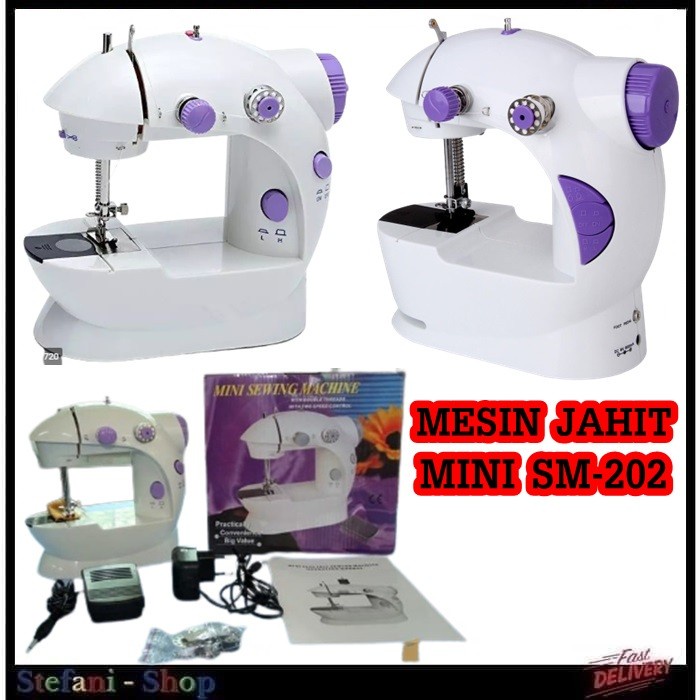 Mesin Jahit Mini Portable SM-202 Sewing Machine