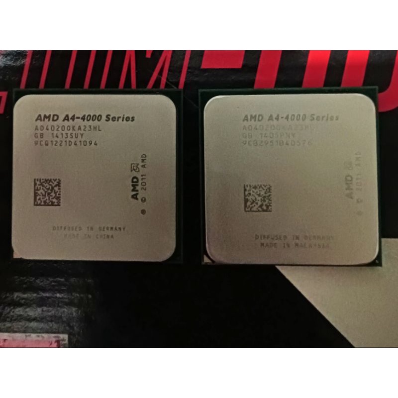 Processor A4 4020 A4 6300 Radeon HD 8470D Radeon HD 8370D FM2 CPU