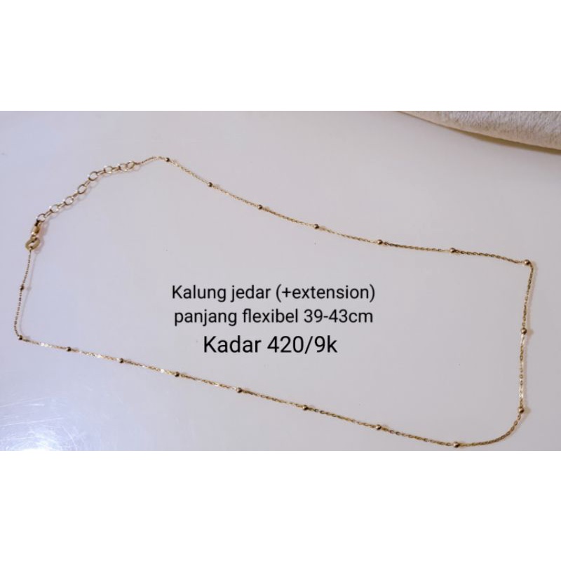 Kalung emas Jedar kadar 420/ 9k best seller