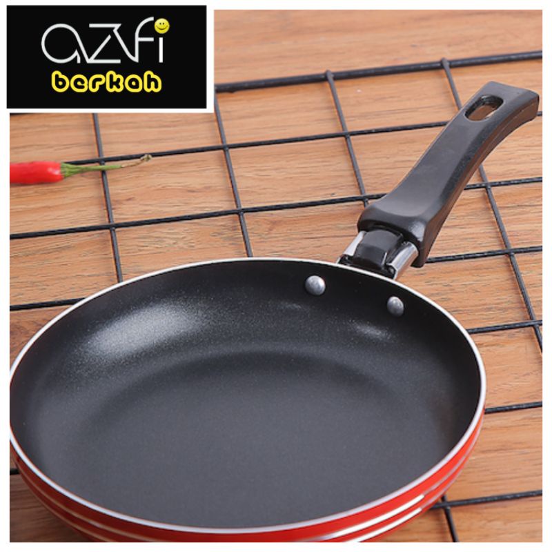 wajan aluminium teflon mini anti lengket