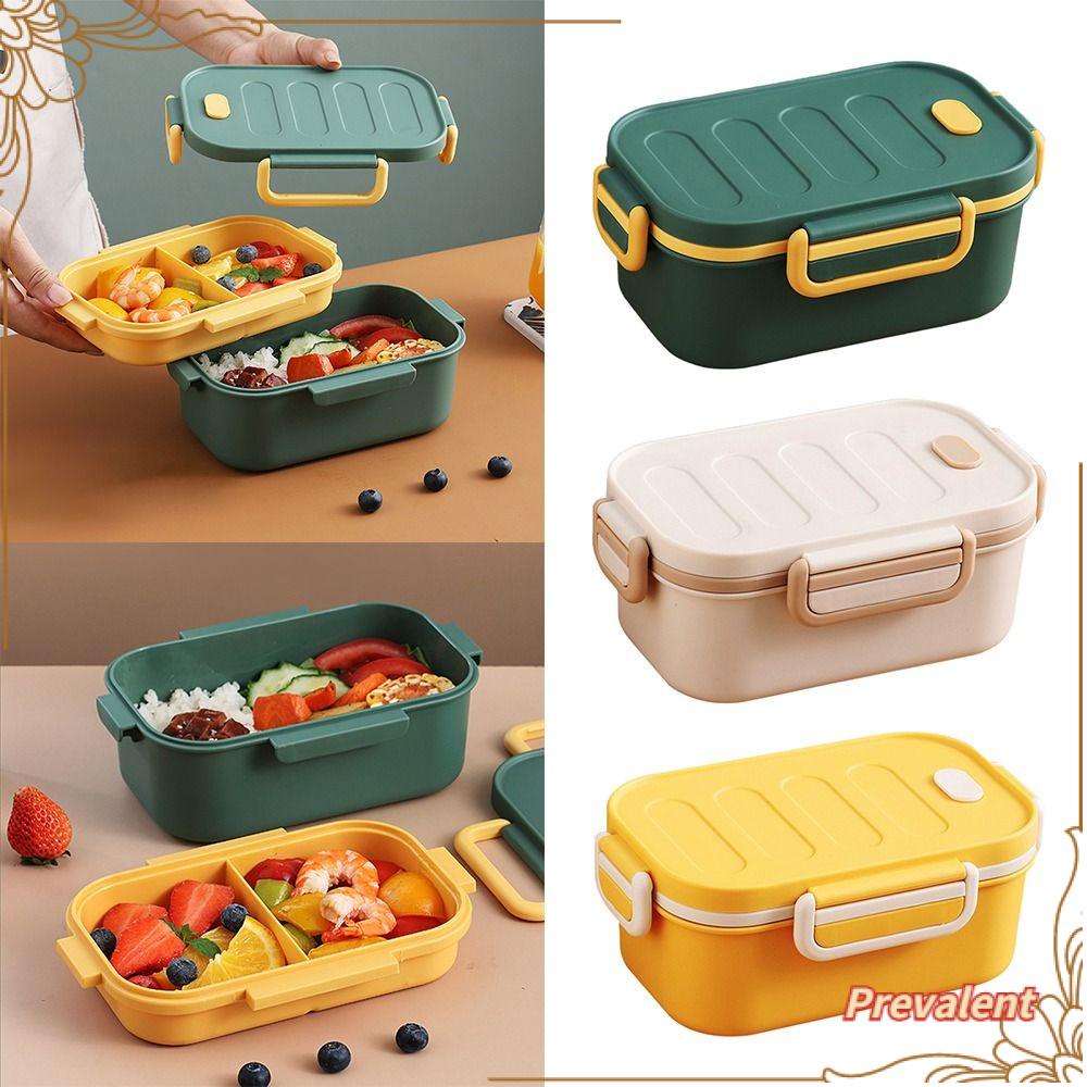 Preva Lunch Box Microwavable Wadah Makanan Dua Lapis Anti Bocor