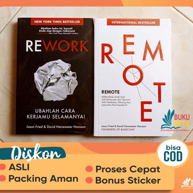 

Paket Buku Rework - Remote - Jason Fried