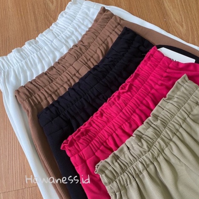 Suzzy Kulot Higwaist Kulot Knit Karet Premium