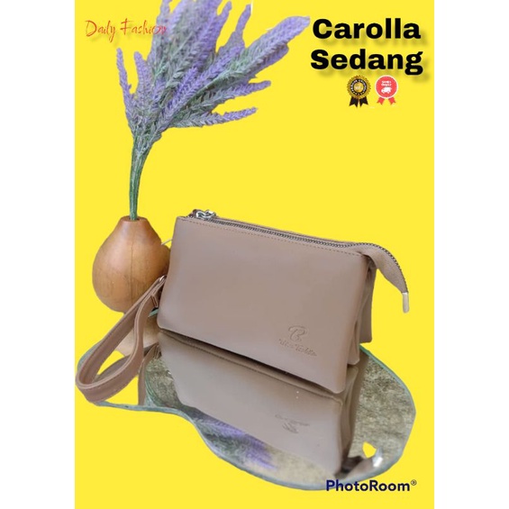 TAS SELEMPANG CAROLLA BESAR BAHAN CHOCOLY ANTI AIR WATERPROOF PREMIUM