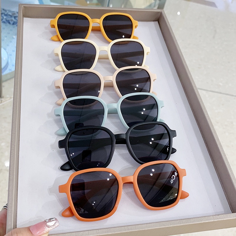 T&amp;Y Kaca mata Anak Korea Fashion Lucu 6621 KacaMata Anak Hitam New Trend Terbaru Kotak High Quality Kids Sunglasses Transparan Import Murah