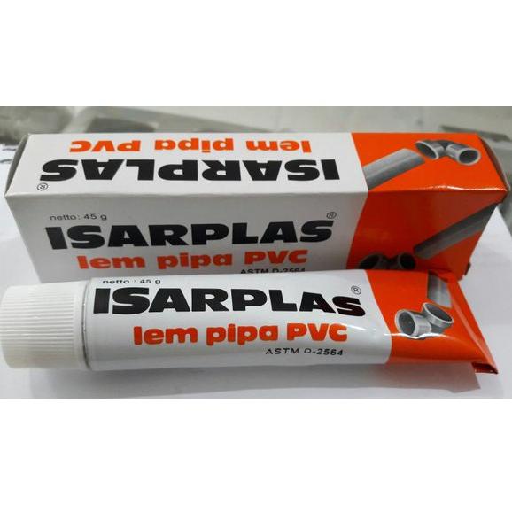 

▶ Lem Pipa PVC Lem ISARPLAS Original By PT. AICA Indria 40 Gr & 45 Gr ( Lem PVC Murah Berkualitas ) と