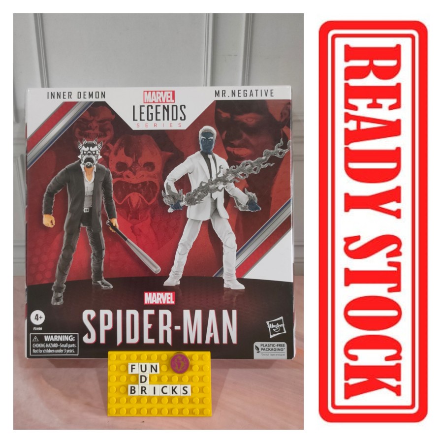 HASBRO Marvel Legends Spiderman PS4 Inner Demon Mr Negative Gamerverse