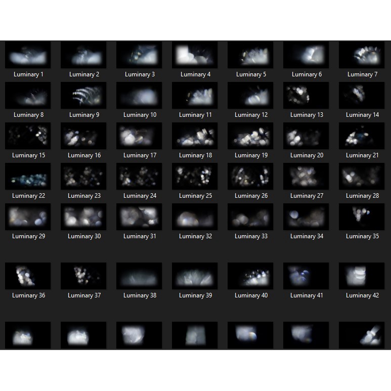 efek bokeh glass luminary distortion