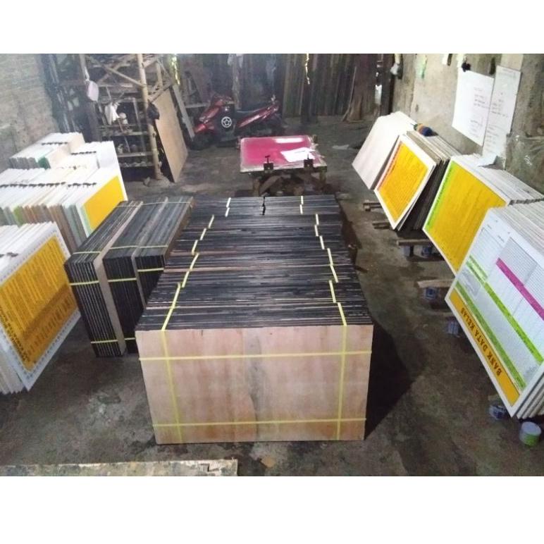 

(J-S8S-♫♪) Papan Data Absensi Kelas Ready stok ukuran 80 x 60 cm. absen kelas murah siap dikirim