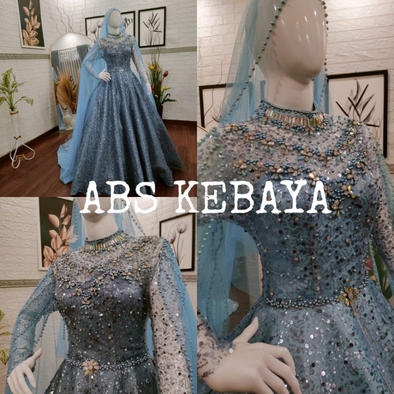 GAUN PENGANTIN MODERN/BAJU PENGANTIN GAUN MEWAH/GAUN PENGANTIN WANITA