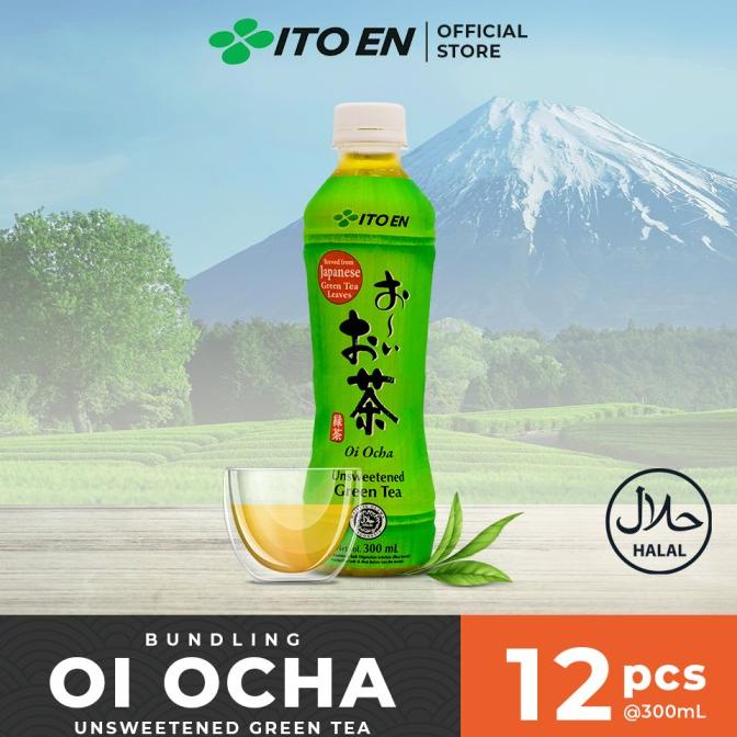 

ITO EN Oi Ocha Unsweetened Teh Hijau Jepang 300ml No Sugar -12 pcs