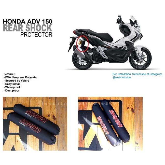 {BISA COD] ASLI Premium Cover Shock Honda ADV 150 Showa Shockbreaker ADV150 TERLARIS TERPERCAYA ORIG