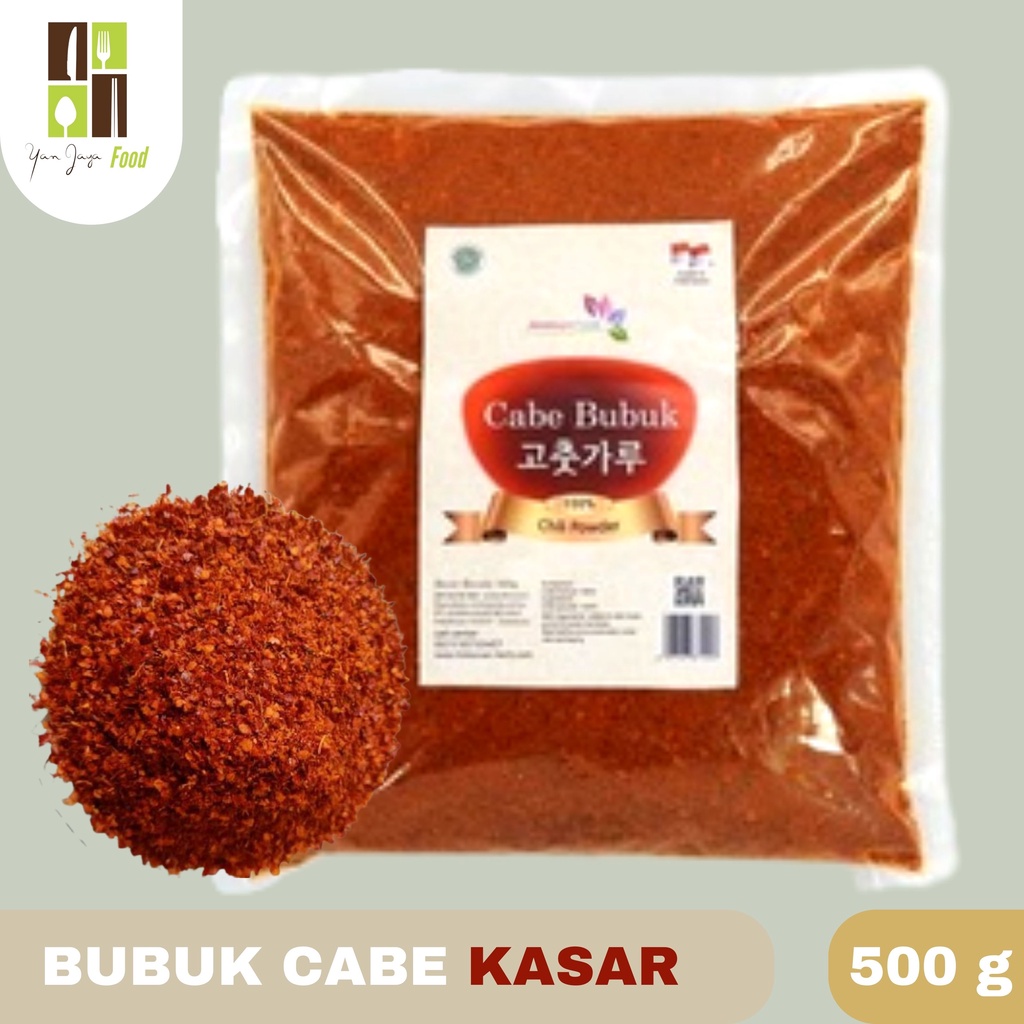 BUBUK CABE KASAR / CHILI POWDER KOREA 500g KEMASAN PLASTIK