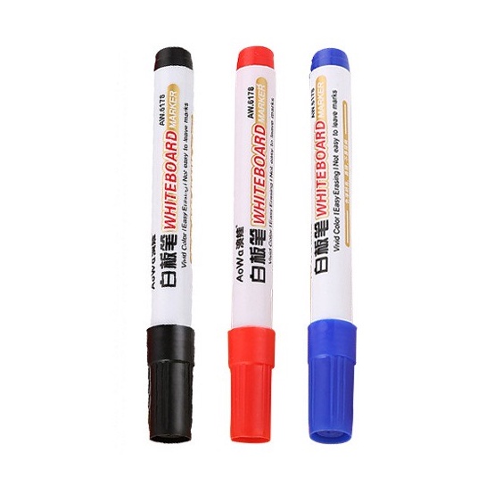 10pcs Spidol Whiteboard Papan Tulis Putih Per Kotak Bisa Dihapus OSM-ST0086