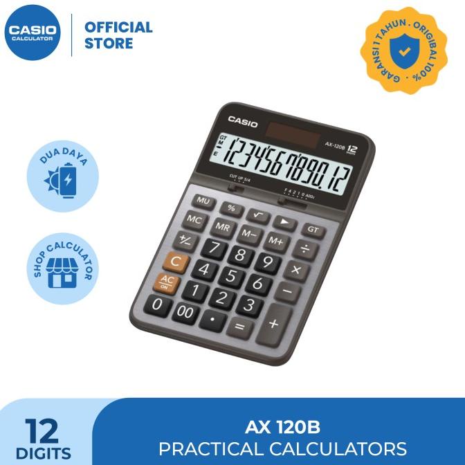 

Casio Value Series Calculator AX-120B