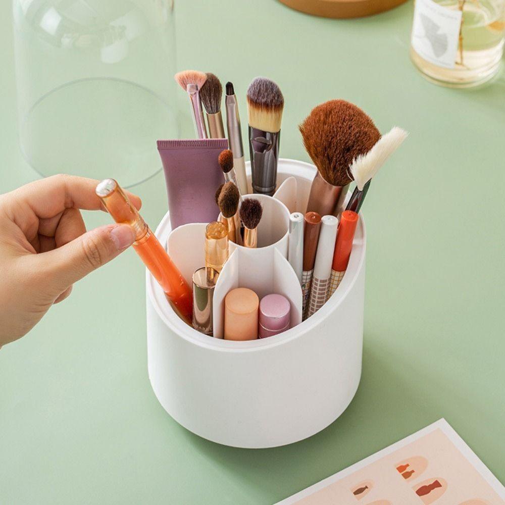 Solighter Makeup Brush Storage Kotak Penyimpanan Lipstik Eye Shadow Multifungsi