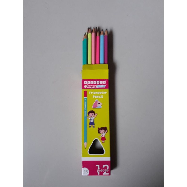 

Pensil 2B Happy Junior - Pensil Happy 2B Standard Isi 12 Pcs