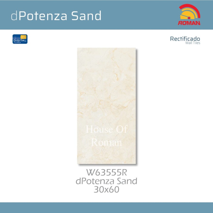 ROMAN KERAMIK DPOTENZA SAND 30X60R W63555R (ROMAN HOUSE OF ROMAN)