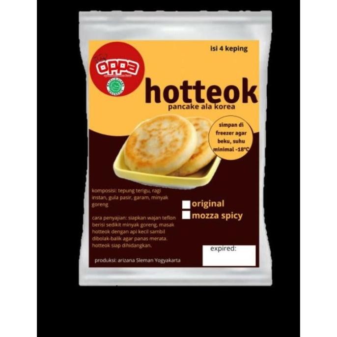 

⭐BISA COD⭐ Hotteok/ Pancake Original Makanan Korea Korean Food Frozen Instan