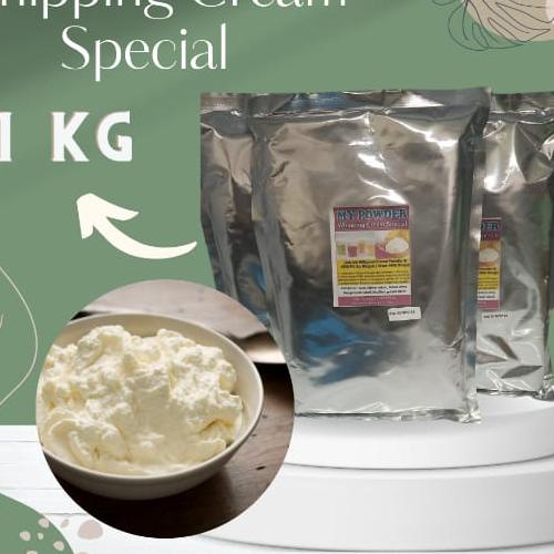 

Update! Whipping Cream 1000 gram Whipp Cream SPECIAL - Bubuk Whipping Cream 1Kg ✓