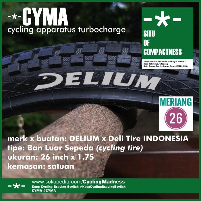 Ban 26 X 1.75 Delium Crossranger. Siap Gravel & Aspal (Dual Purpose) 27