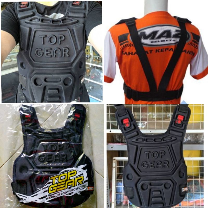 ROMPI PENGENDARA MOTOR TERLARIS / PELINDUNG DADA Double TEBAL TOURING ANTI ANGIN Racing Team / Jaket Rompi Pria Keren Alas Dada Body Proctector