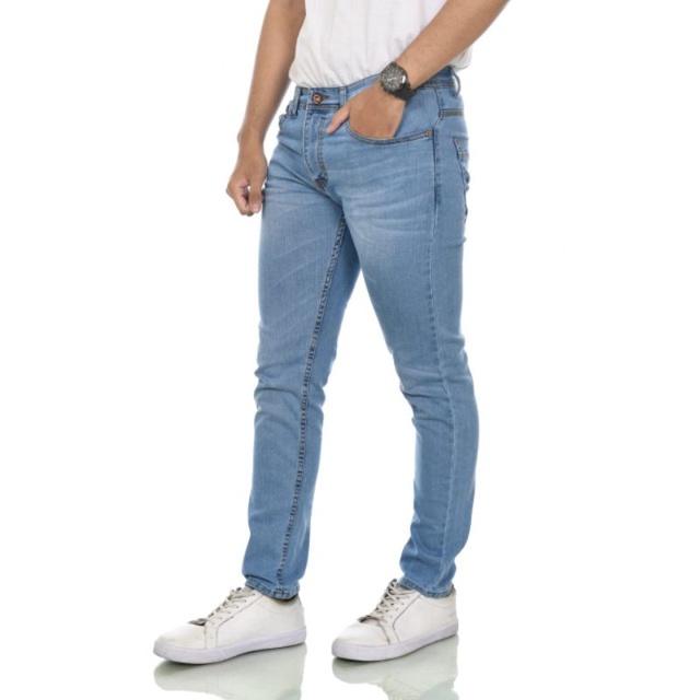 Celana jeans pria big size , jeans polos jumbo, celana jeans reguler slim fit premium