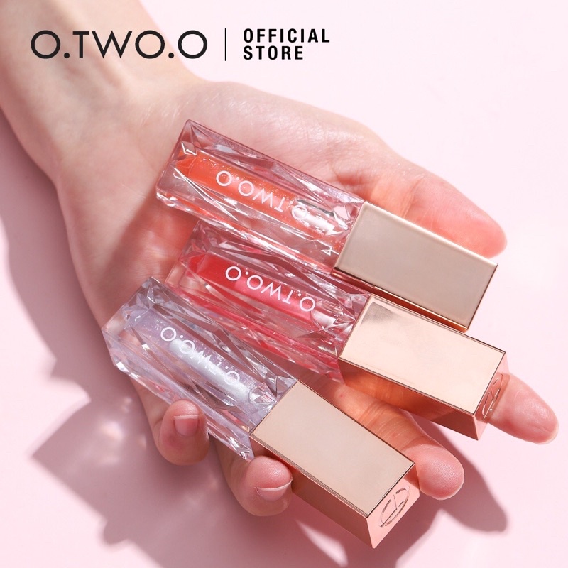 O.TWO.O Clear Crystal Berry Lip Gloss Lipstick MakeupLip Cream Long-lasting