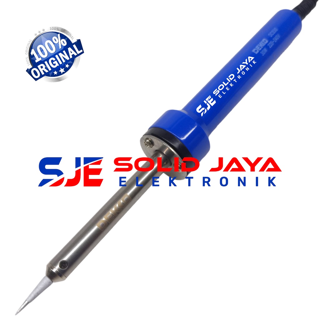 SOLDER DEKKO 30W DCS30 DEKO DCS 30 30WATT 30 W WATT SOLDERING IRON LANCIP DCS-30 ASLI ORI ORIGINAL