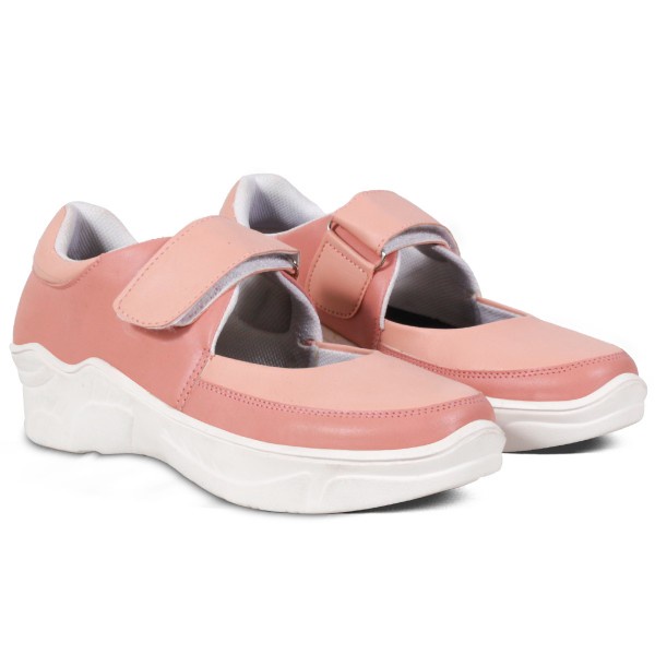 Sepatu Casual Wanita Terbaru V 1551 Brand Varka Sepatu SlipOn WanitaTrendi Berkualitas - Pink