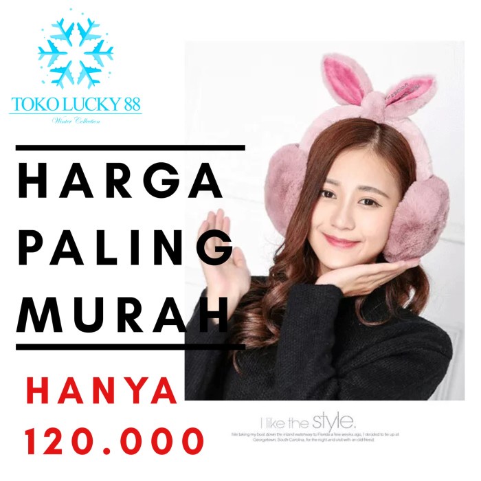 Earmuff Ear Warmer Musim Dingin Winter