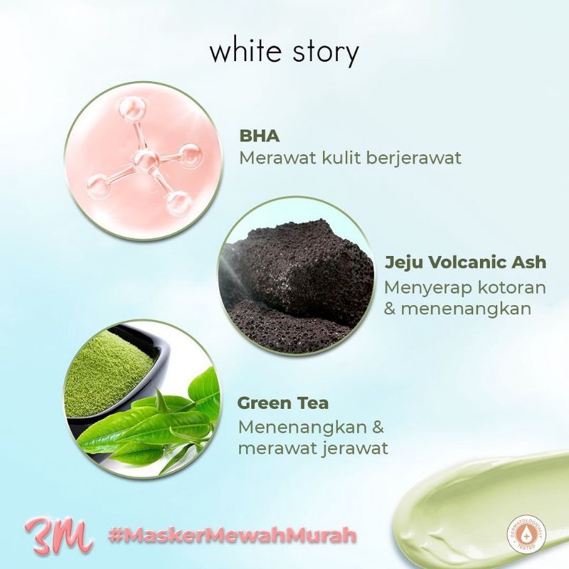 WHITE STORY Jeju Volcanic Acne Clay Mask