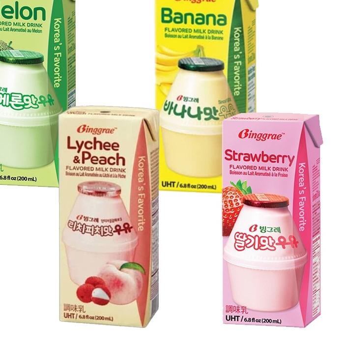 

WOW MURAH ♖ BINGGRAE MILK KOREAN DRINK 200 ML - SUSU PERASA LEZAT KHAS KOREA,,,