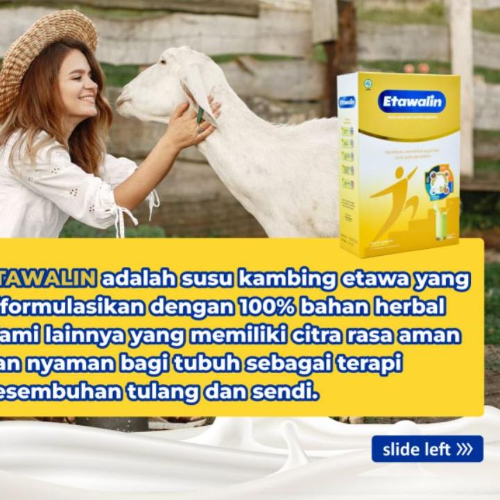 

♠ ETAWALIN - Susu Kambing Etawa untuk atasi Nyeri Sendi isi 200 gr