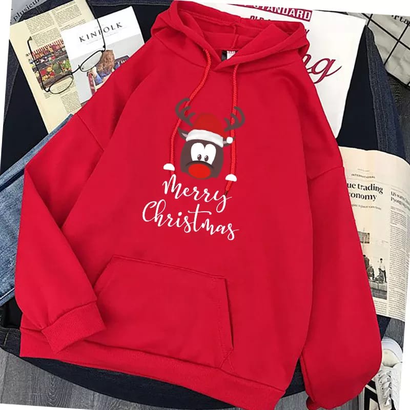 Hoodie Sweater Natal Merry Christmas Jaket Hodie Natal Wanita Anak Dewasa Baju Sweater Natal Christmas Xmas Unisex Sweater Oversize Merry Christmas Gambar Rusa Crewneck Sweatshirt Natal Santa Claus Marry Christmas Hoodie Wanita Oversize Korean Style Xxxl