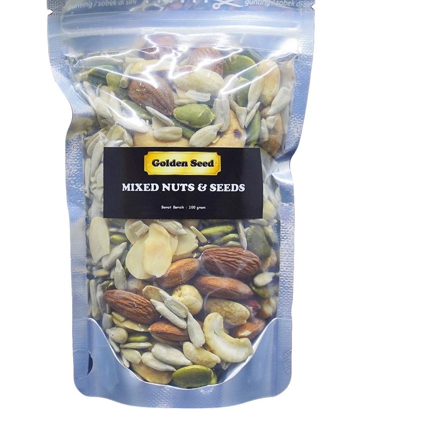 

Kirim Langsung MIXED NUTS & SEEDS 100 GRAM PREMIUM - TRAIL MIX NUT & SEED - MIXNUT 100 GR 3KD+