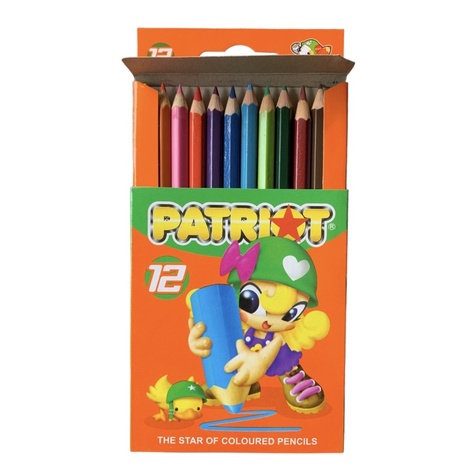 

PENSIL WARNA PATRIOT KECIL ISI 12/PENSIL WARNA MURAH