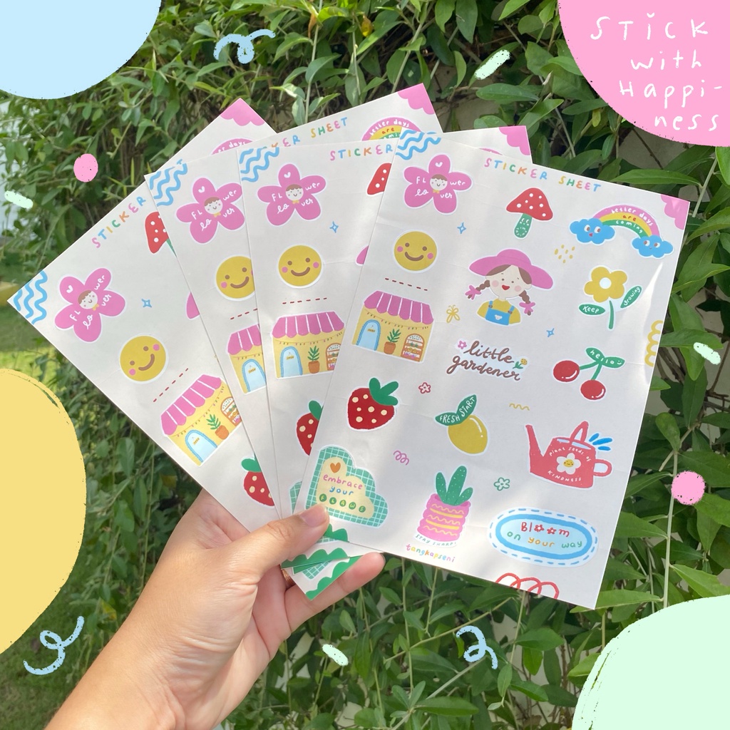 

Sticker Sheet Little Gardener