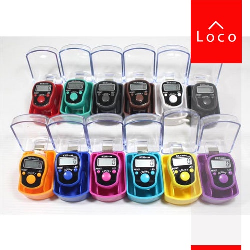 Tasbih Digital LED SHX5136 / Digital Finger Counter LED Bagus