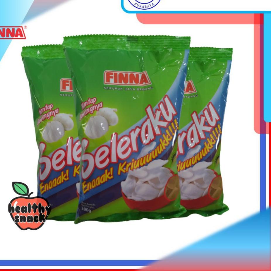 

⇆ FINNA Kerupuk Seleraku Krupuk Bawang dan Udang 200 gr Crackers セ