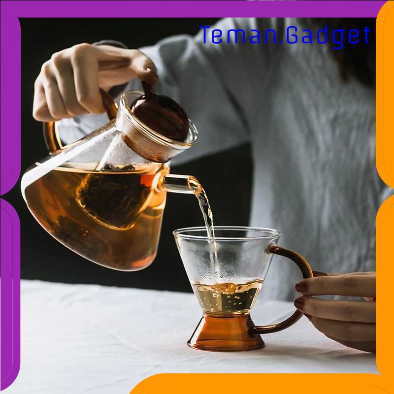 TG - DPR Purplepure Teko Pitcher Teh Infuser Borosilicate Glass 480ml - KT25