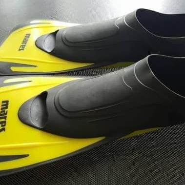Alat Selam Sepatu Katak Fin Untuk renang Merk MARES Dapat Tas Jaring