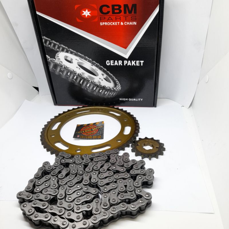 GIRSET PAKET GEAR RANTAI CRF150 GEARSET PAKET CHAIN