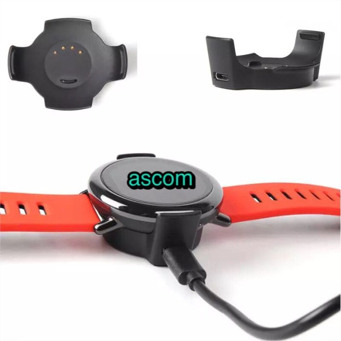 Charger Smartwatch Kabel USB Huami Amazfit Pace A1612 Kabel 1M recommended F5V4 BISA COD simple kabe